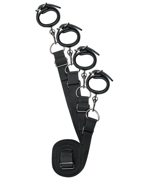 EDC Easy Toys Under Mattress Bondage Set - Black Kink &amp; BDSM