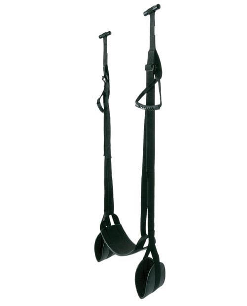 EDC Easy Toys Door Leg &amp; Bum Support Over The Door Swing - Black More