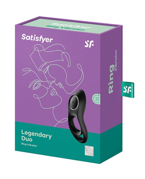 Eis INCsatisfyer Satisfyer Legendary Duo Ring Vibrator - Black Penis Toys