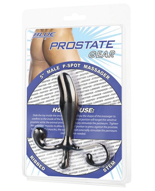 Electric Eel Blue Line C&amp;B 5" Male P-Spot Massager - Black Anal Toys