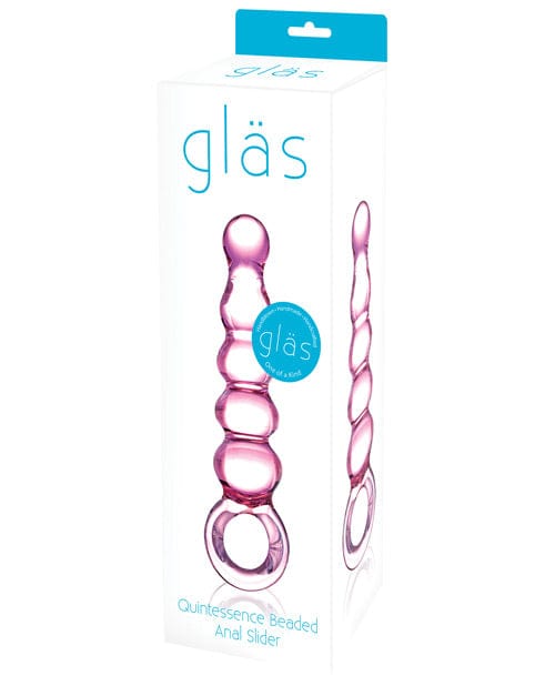 Electric Eel Glas Quintessence Beaded Glass Anal Slider Anal Toys