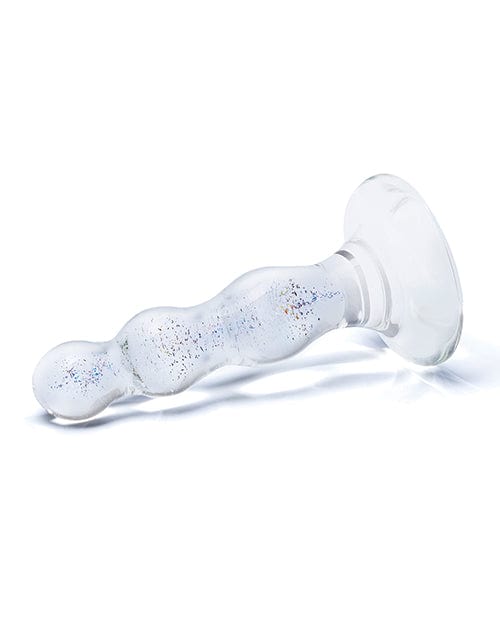 Electric Eel Glas Triple Play Beaded Butt Plug - Clear Anal Toys