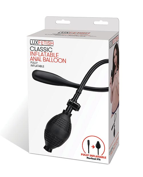Electric Eel Lux Fetish Classic Inflatable Anal Balloon - Black Anal Toys