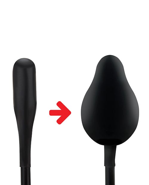 Electric Eel Lux Fetish Classic Inflatable Anal Balloon - Black Anal Toys