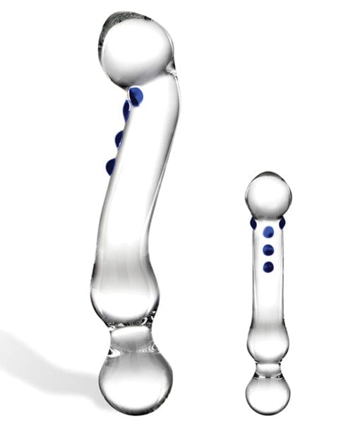 Electric Eel Glas 6" Curved G-Spot Glass Dildo Dildos