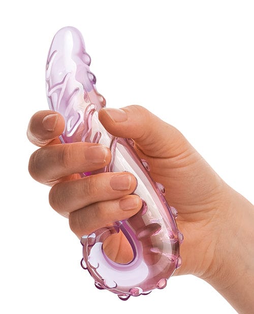 Electric Eel Glas 6" Lick-it Glass Dildo - Pink Dildos