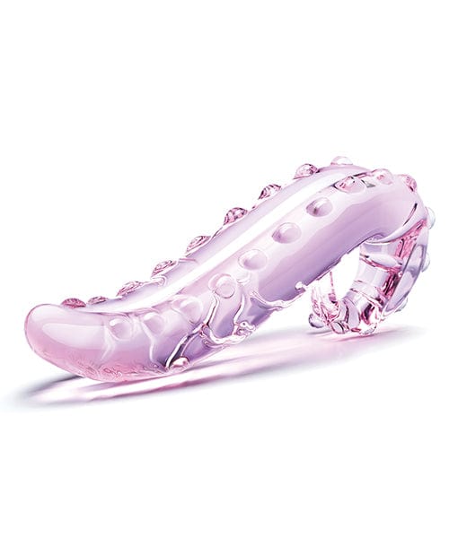 Electric Eel Glas 6" Lick-it Glass Dildo - Pink Dildos