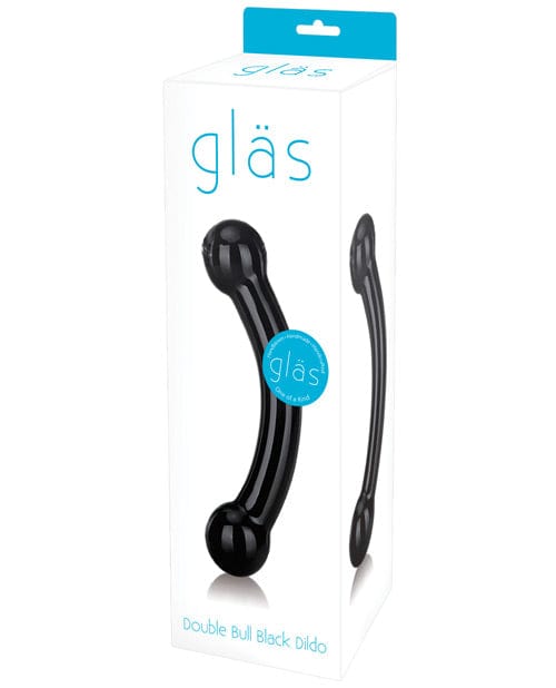 Electric Eel Glas Double Bull Glass Dildo - Black Dildos