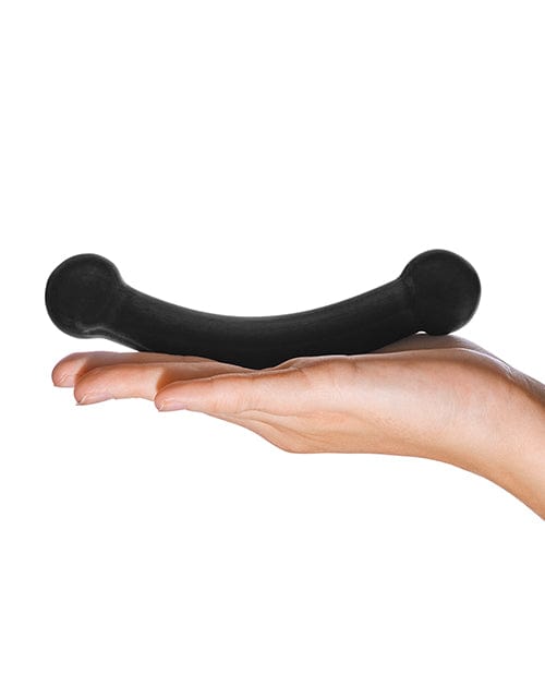 Electric Eel Glas Double Bull Glass Dildo - Black Dildos