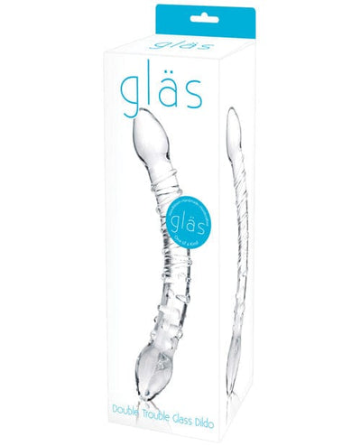 Electric Eel Glas Double Trouble Glass Dildo Clear Dildos