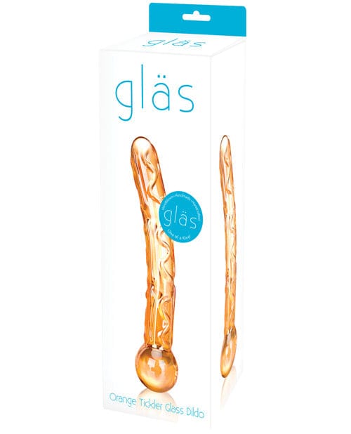 Electric Eel Glas Tickler Dildo - Orange Dildos