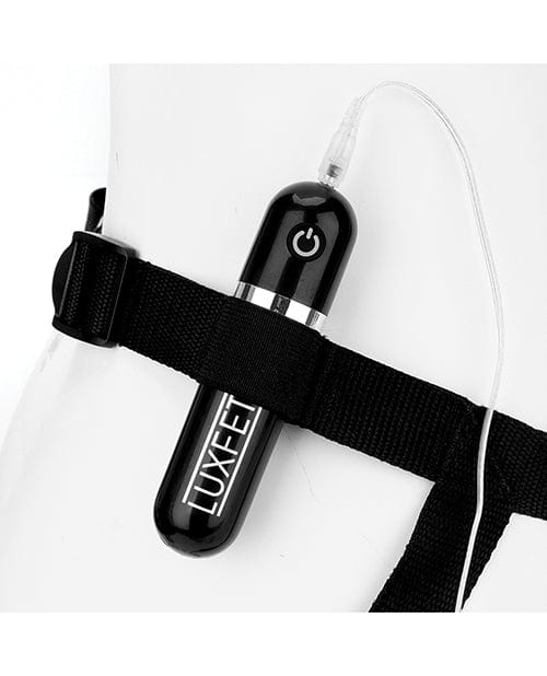 Electric Eel Lux Fetish 8.5" Realistic Vibrating Dildo with Strap On Harness Set Dildos