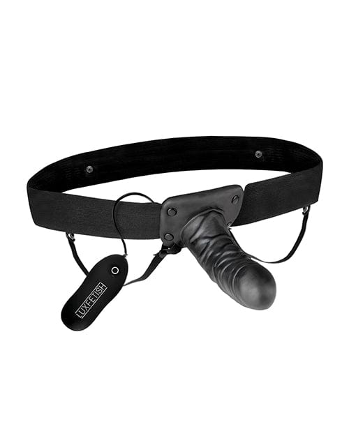 Electric Eel Lux Fetish Unisex Vibrating Hollow Strap On Dildo Dildos