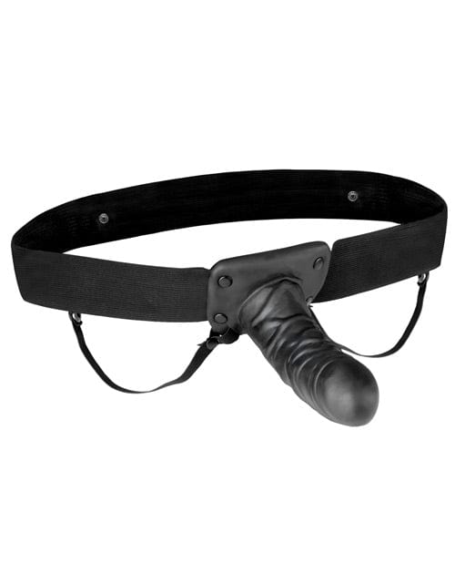 Electric Eel Lux Fetish Unisex Vibrating Hollow Strap On Dildo Dildos