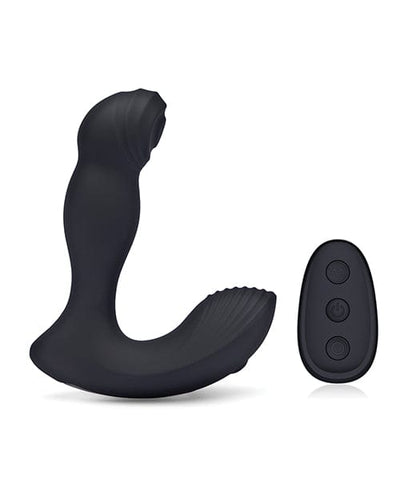 Electric Eel INC Blue Line Vibrating Prostate Thumper W-remote - Black Anal Toys