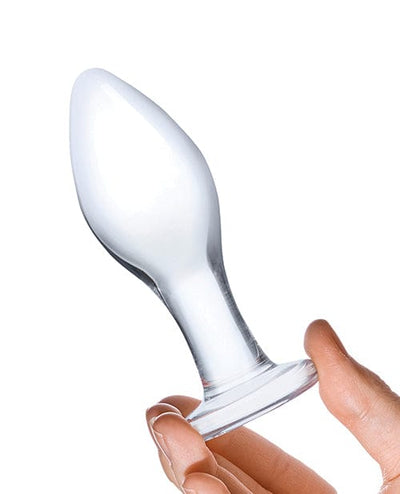 Electric Eel INC Glas 4" Classic Butt Plug - Clear Anal Toys