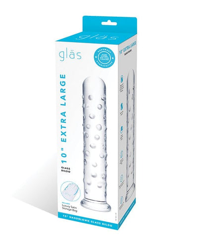 Electric Eel INC Glas 10" Extra Large Glass Dildo - Clear Dildos