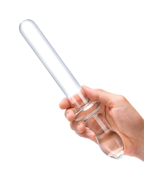 Electric Eel INC Glas 9.25" Classic Smooth Dual Ended Dildo - Clear Dildos