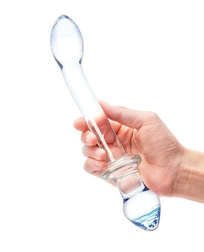 Electric Eel INC Glas 9.5" Double Play Dual Ended Dildo - Clear Dildos