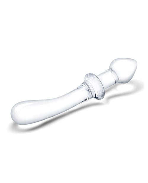 Electric Eel INC Glas 9" Classic Curved Dual Ended Dildo - Clear Dildos