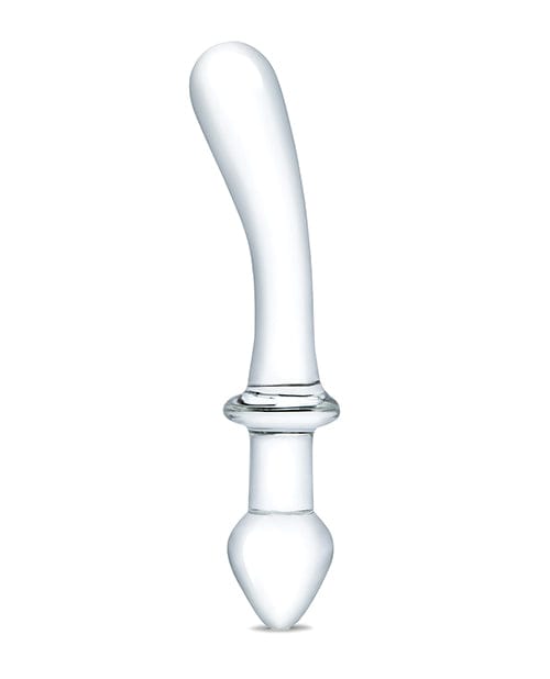 Electric Eel INC Glas 9" Classic Curved Dual Ended Dildo - Clear Dildos