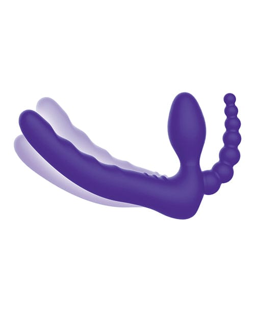 Electric Eel INC Pegasus 7" Strapless Strap On W-remote - Purple Dildos