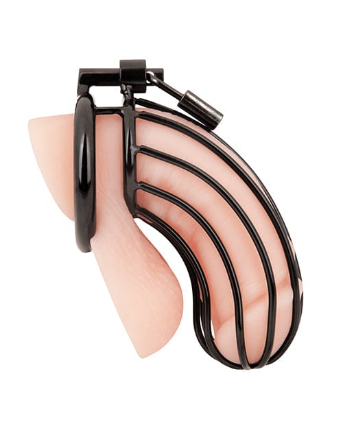 Electric Eel INC Blue Line Prisoner Cock Cage Black Kink &amp; BDSM