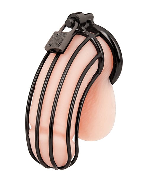 Electric Eel INC Blue Line Prisoner Cock Cage Black Kink &amp; BDSM