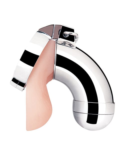 Electric Eel INC Blue Line Submission Cage - Silver Kink &amp; BDSM