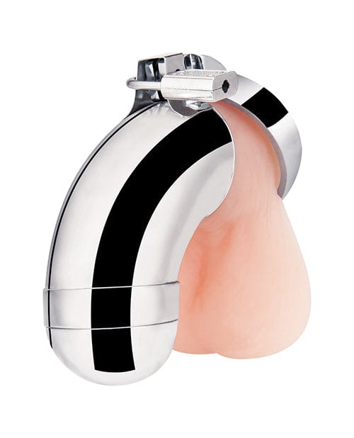 Electric Eel INC Blue Line Submission Cage - Silver Kink &amp; BDSM