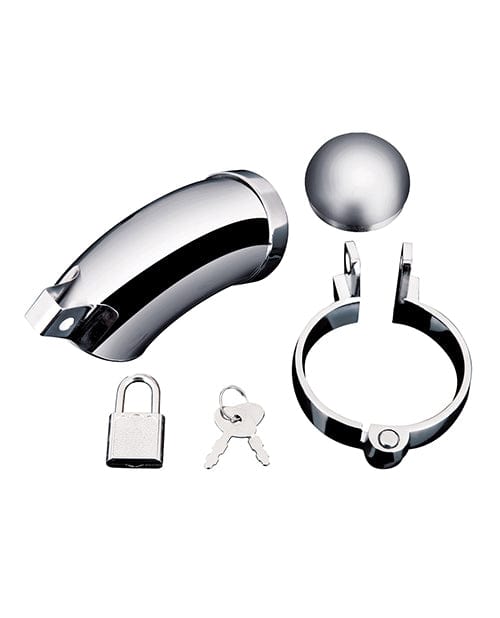 Electric Eel INC Blue Line Submission Cage - Silver Kink &amp; BDSM