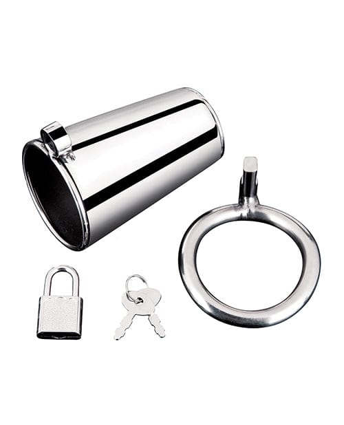 Electric Eel INC Blue Line Ultimate Cock Tease Cage - Silver Kink &amp; BDSM