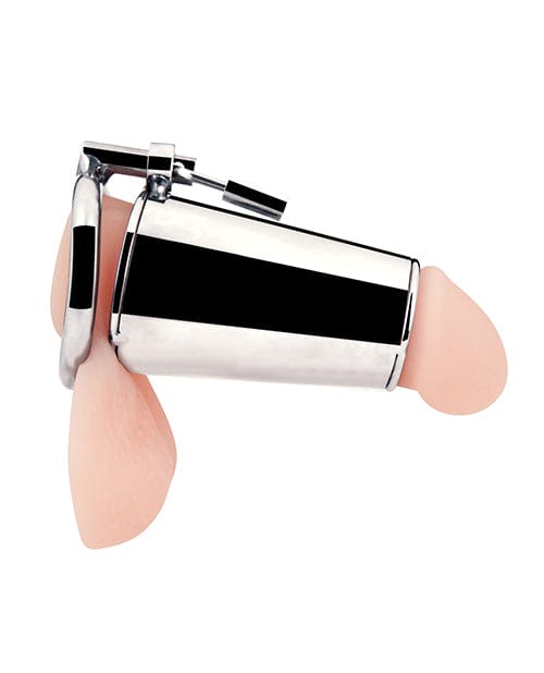 Electric Eel INC Blue Line Ultimate Cock Tease Cage - Silver Kink &amp; BDSM