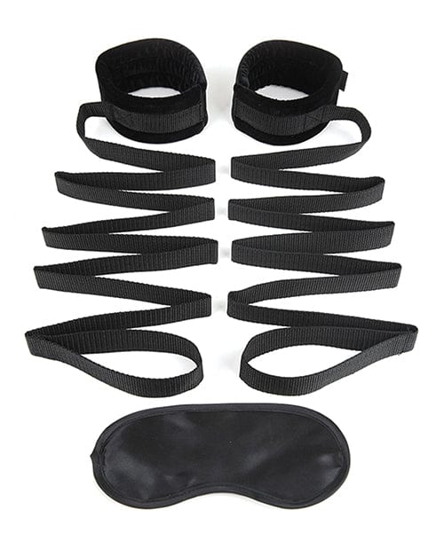 Lux Fetish Bondage Bed Strap Restraint System - 2 Piece Set
