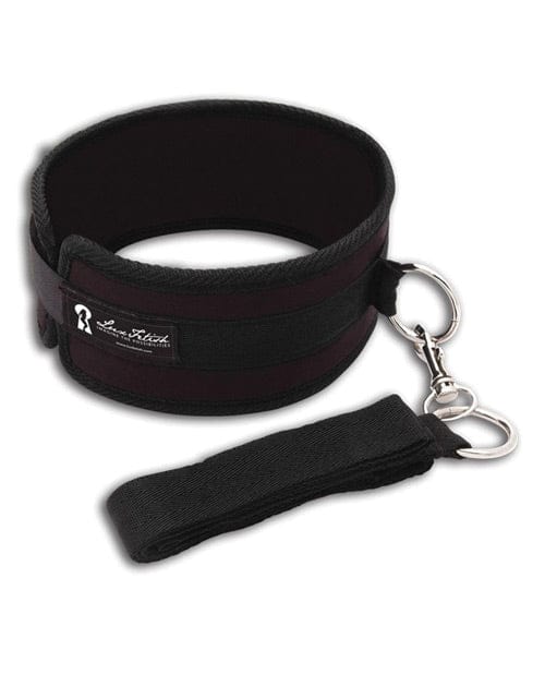 Electric Eel Lux Fetish Collar &amp; Leash Set Kink &amp; BDSM