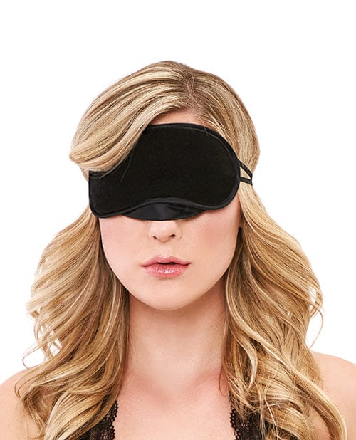 Electric Eel Lux Fetish Peek A Boo Love Mask - Black Kink &amp; BDSM