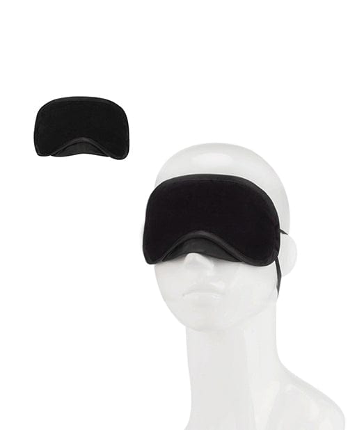 Electric Eel Lux Fetish Peek A Boo Love Mask - Black Kink &amp; BDSM