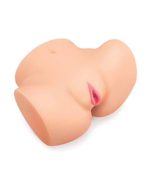 Electric Eel Luvdolz Remote Control Rechargeable Spread Eagle Pussy &amp; Ass with Douche - Ivory Penis Toys