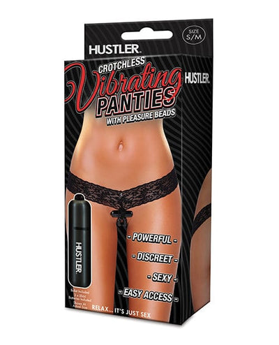 Electric Eel Hustler Vibrating Panties with Hidden Vibe Pocket, Bullet & Stimulation Beads Vibrators