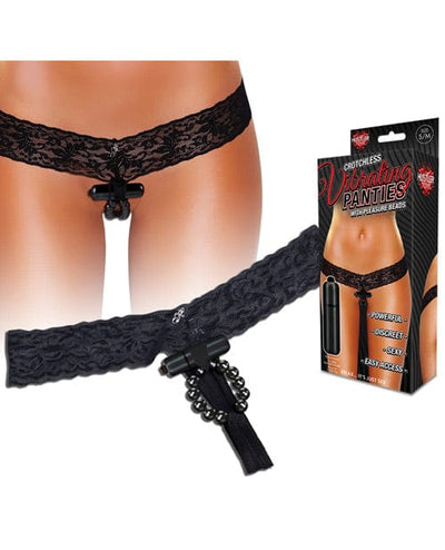 Electric Eel Hustler Vibrating Panties with Hidden Vibe Pocket, Bullet & Stimulation Beads M/L Vibrators