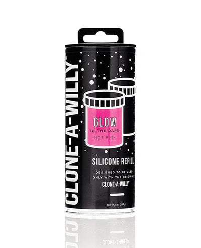 Empire Labs Clone-a-willy Silicone Glow In The Dark Refill Hot Pink Dildos