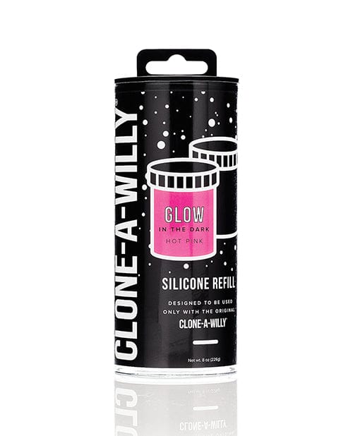 Empire Labs Clone-a-willy Silicone Glow In The Dark Refill Hot Pink Dildos