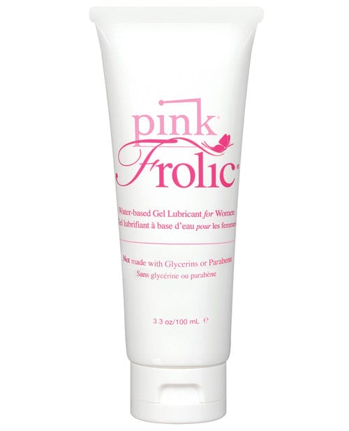 Pink Frolic Gel Lubricant - 3.3 oz. Flip Top Tube