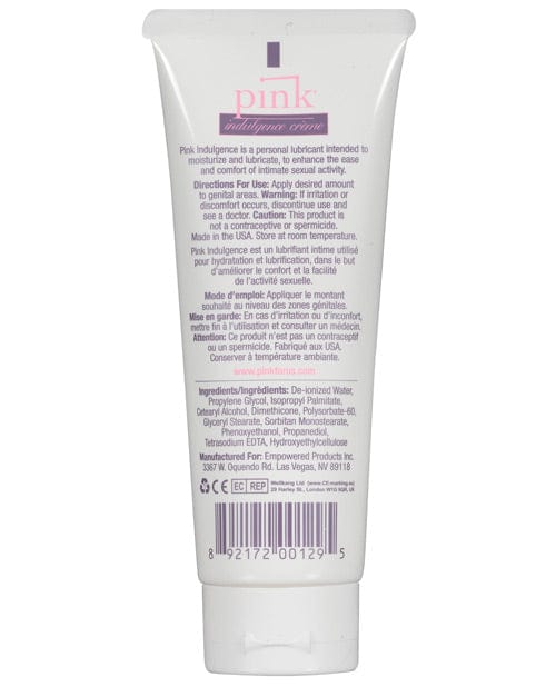 Empowered Products Pink Indulgence Creme - 3.3 Oz. Tube Lubes