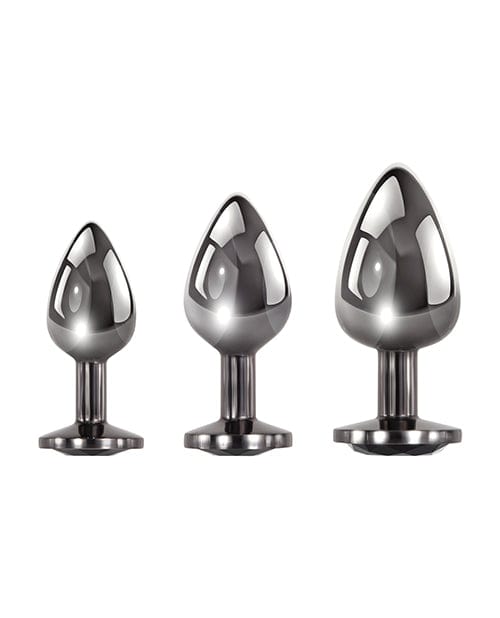 Evolved Novelties Evolved Black Gem Anal Plug Set Anal Toys