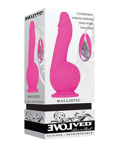 Evolved Novelties Evolved Ballistic Dildo - Pink Dildos