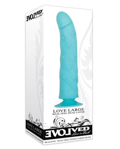 Evolved Novelties Evolved Love Large Dildo - Blue Dildos