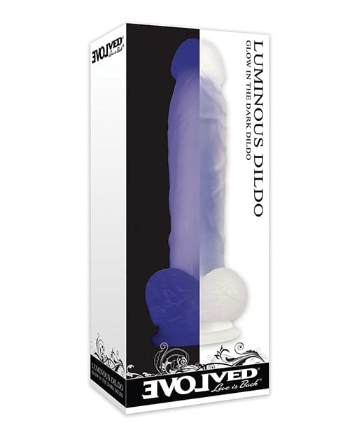 Evolved Novelties Evolved Luminous Dildo Non Vibrating - Purple Dildos