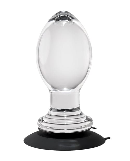 Evolved Novelties INC Gender X Crystal Ball Plug W-suction Cup - Clear Anal Toys