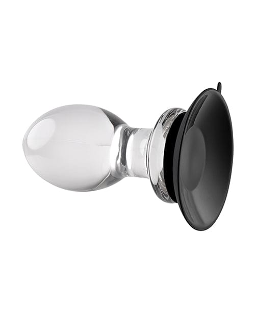 Evolved Novelties INC Gender X Crystal Ball Plug W-suction Cup - Clear Anal Toys